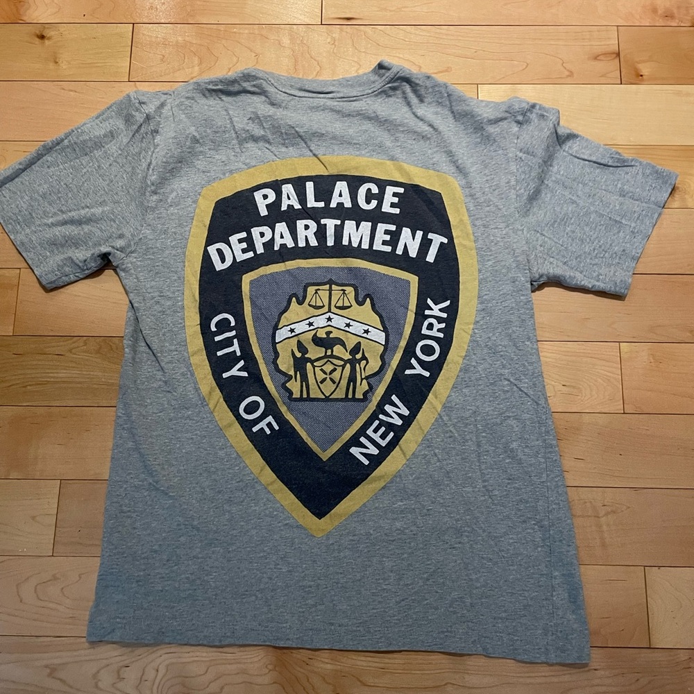 PALACE DEPARTMENT T SHIRT HEATHER GREY SUPER RARE 2015/2016 MEDIUM